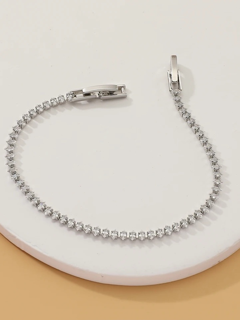 3/$40 NWT Cubic Zirconia Tennis Bracelet